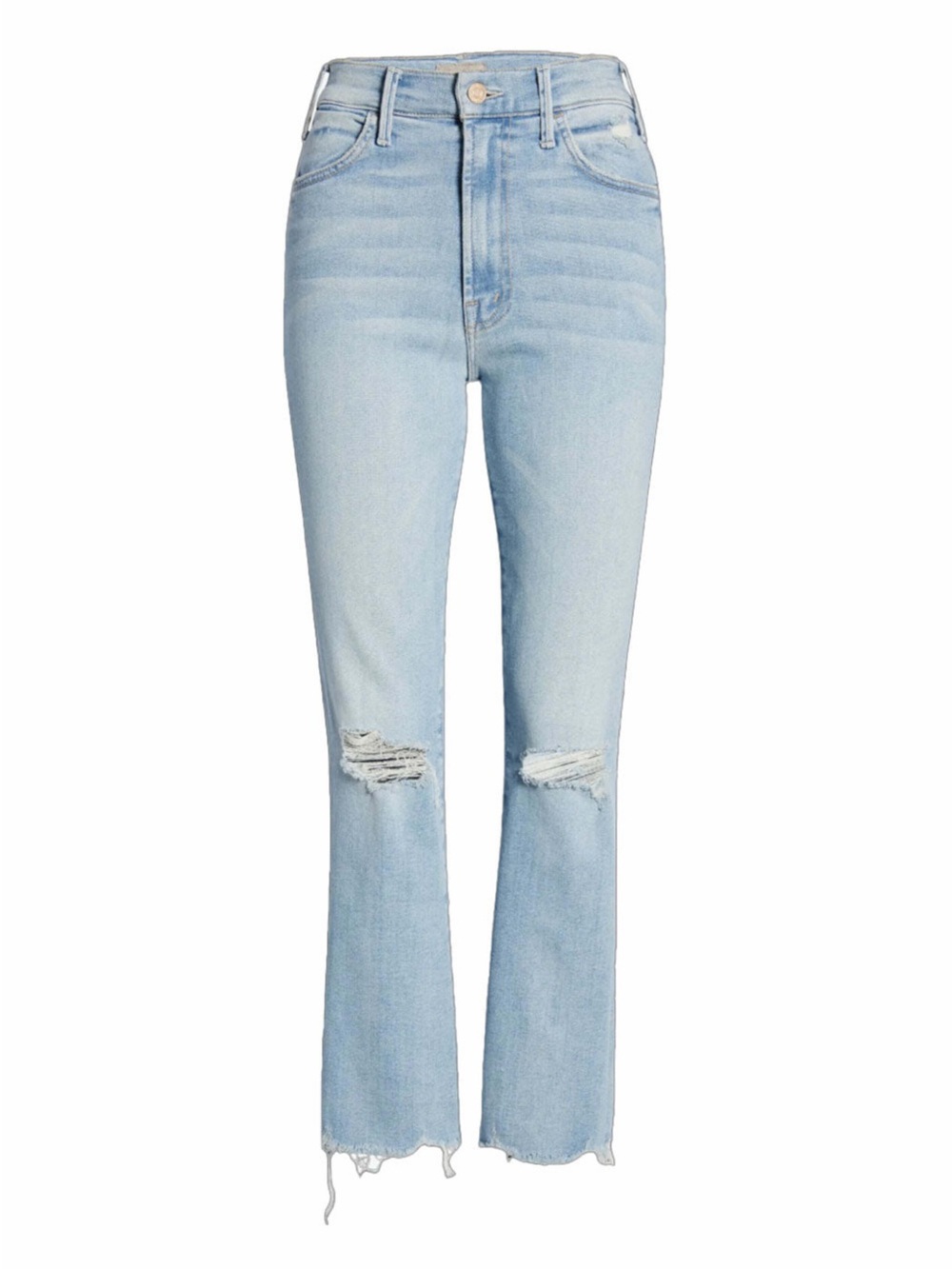 MOTHER The Hustler Ankle Chew Jeans in Petal Plucker - Picture 3 of 15